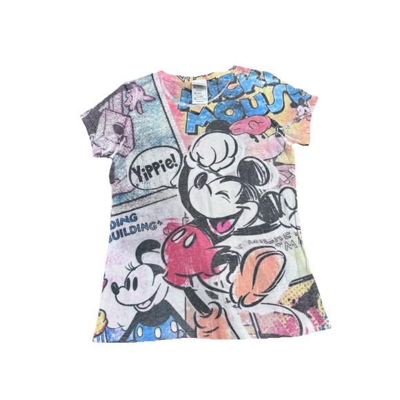 Disney Store Girls  Mickey Minnie Mouse Comic Strip T-Shirt XL (14) Cartoon NWOT - Picture 1 of 3